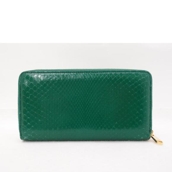 Gucci Python Horsebit Long Wallet Green - Picture 2 of 8